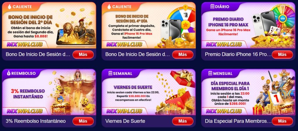 Giros gratis en tragamonedas de MXWin Casino México