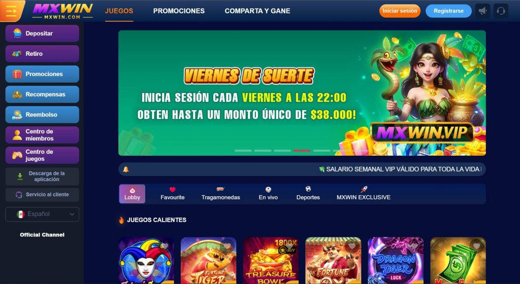 Registro en MXWin Casino México paso a paso